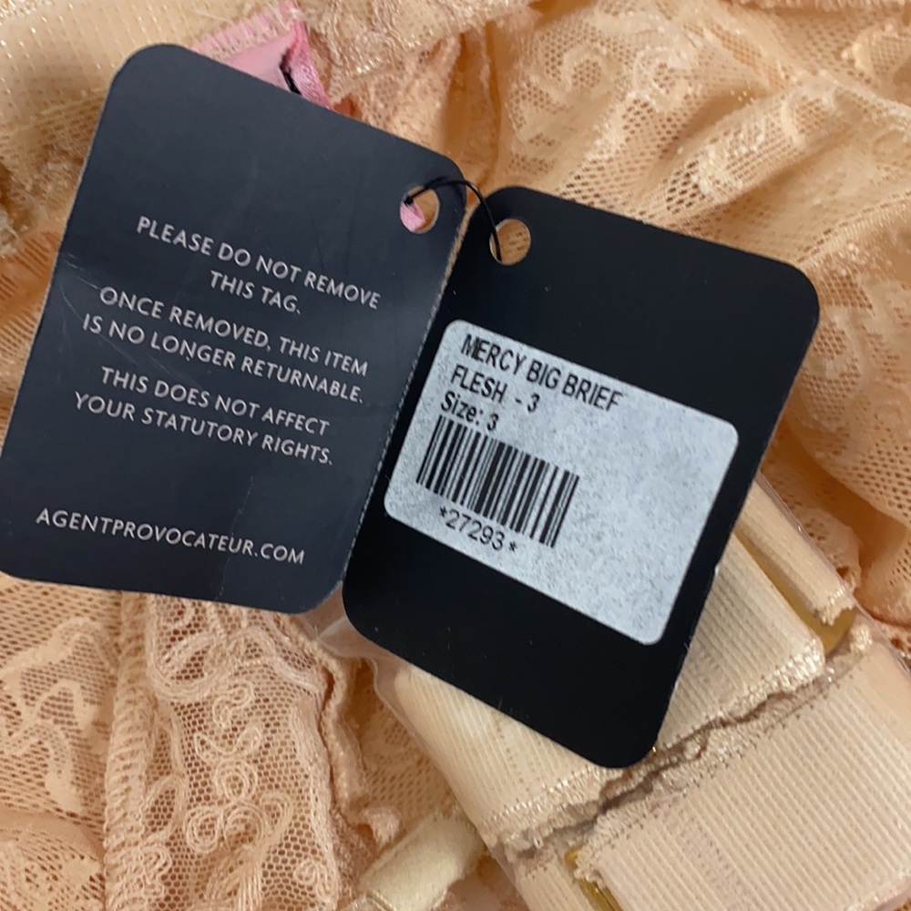 Agent Provocateur Nude Mercy Suspender Bri - Gem